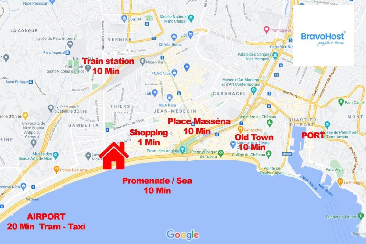 Apartment Bh - 66 - Close To The Promenade Sea Nizza